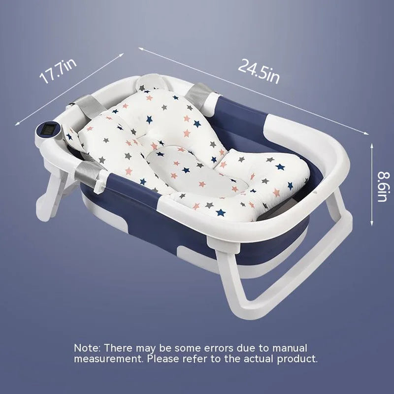 Real-time Temperature Silicone Baby Bathtub - Zenvoy