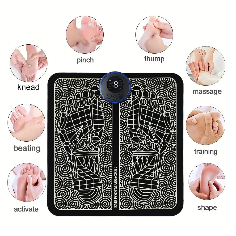 Electric USB Charging Foot Massage Mat - Zenvoy